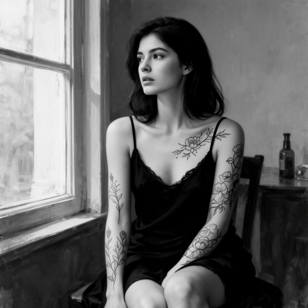 Portrait of Yan, tattoo artist